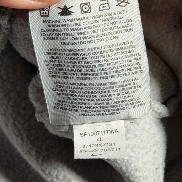 Nike San Francisco Giants Baseball MLB Full Zip Hoodie Jacket Mens XL Black - Picture 11 of 14